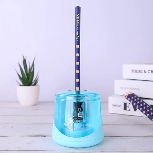 Alt view image 2 of 7 - Battery Pencil Sharpener Electric, Portable &Auto-Stop, Cordless