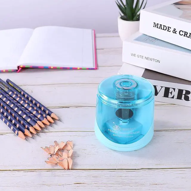 Alt view image 3 of 7 - Battery Pencil Sharpener Electric, Portable &Auto-Stop, Cordless