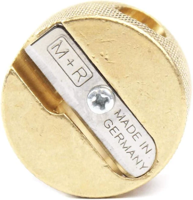 Alt view image 2 of 2 - Mobius+Ruppert 0602 Classic M+R Sharpener with 2 Holes, Gold, Pack of 1