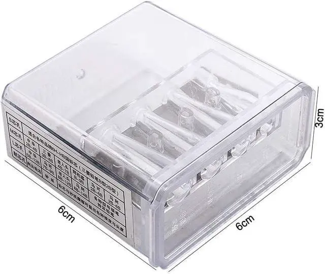 Alt view image 3 of 7 - 1Pcs Transparent 4 Holes Charcoal Pencil Sharpener,Long Point Carpenter Pencil Sharpener Plastic Artist Pencil Sharpener Pencil Sharpeners for Sketching