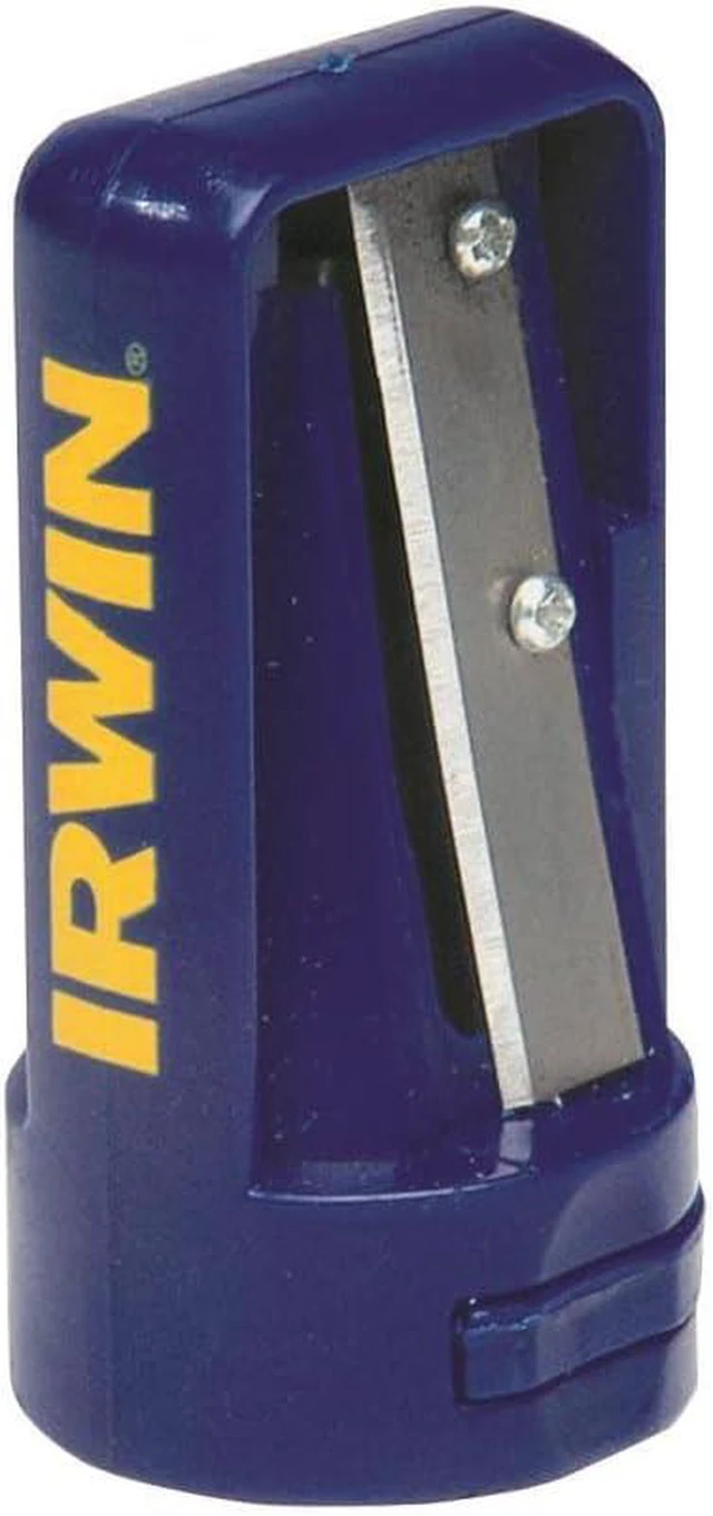 Main image of IRWIN Carpenter Pencil Sharpener (233250), Blue
