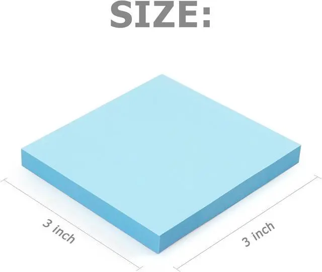 Alt view image 2 of 7 - Sticky Notes 3x3 in, Bright Colors Self-Stick Pads, 8 Pads, 85 Sheets/Pad