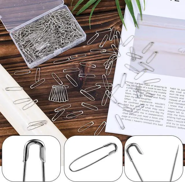 Alt view image 4 of 7 - 300pcs Safety Pins Without Loop for Clothes