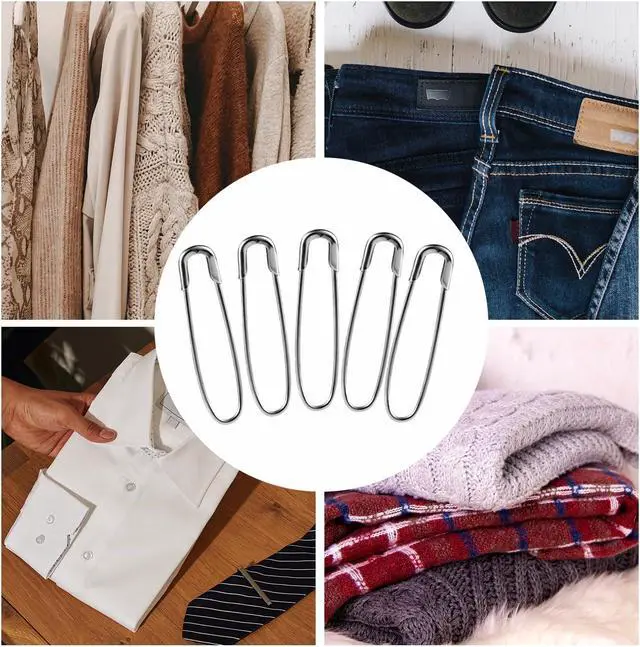 Alt view image 7 of 7 - 300pcs Safety Pins Without Loop for Clothes