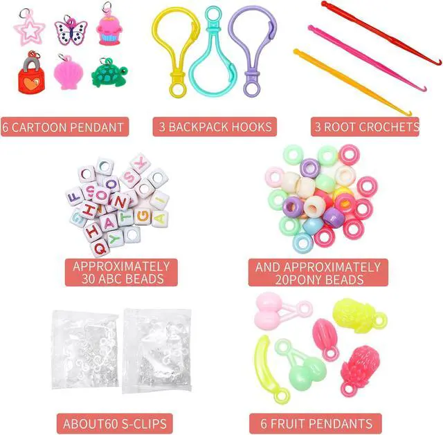 Alt view image 2 of 7 - XKDOUS 24 Colors Rubber Band Bracelet Kit, Rubberband Bracelet Making Kit