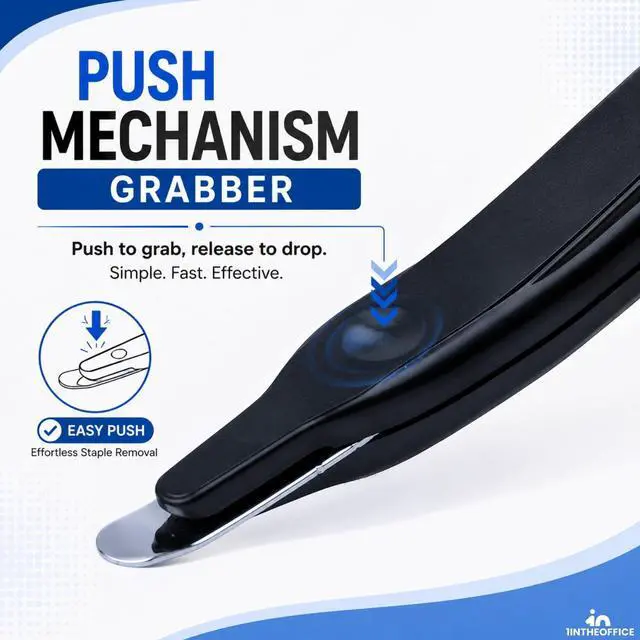 Alt view image 10 of 13 - 1InTheOffice Staple Remover Tool, Magnetic Staple Remover Stick, Easy Staple Puller Stick, "3 Pack "