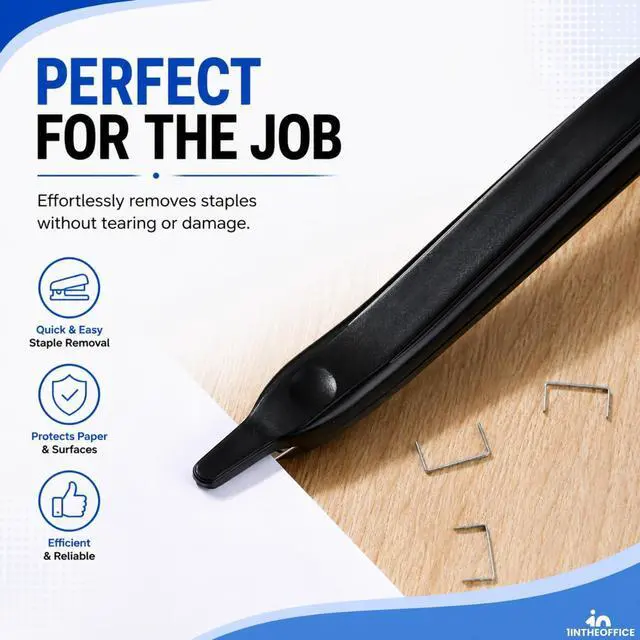 Alt view image 13 of 13 - 1InTheOffice Staple Remover Tool, Magnetic Staple Remover Stick, Easy Staple Puller Stick, "3 Pack "