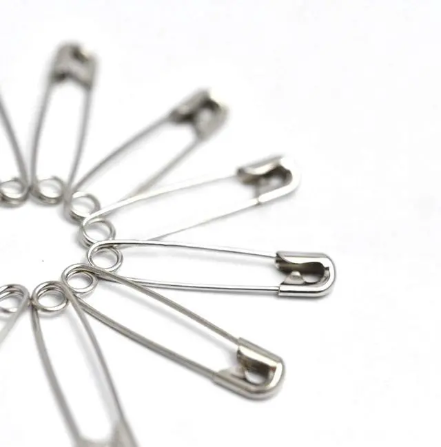 Alt view image 2 of 7 - Safety Pins, 1000 Pieces - 1.1 Inch Safety Pins Clothing Clips Tool 28mm Decorative Assorted, Metal Sewing Accessories Kit