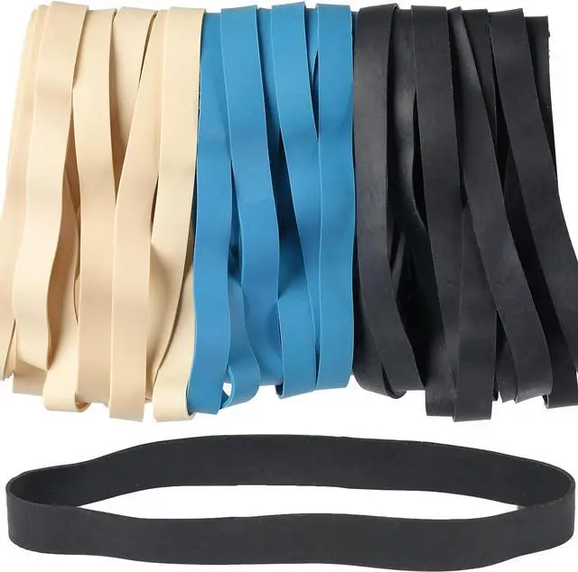Main image of AIWOQI Rubber Bands Size 107 Heavy Duty Big Long Wide Rubber Band 30pcs