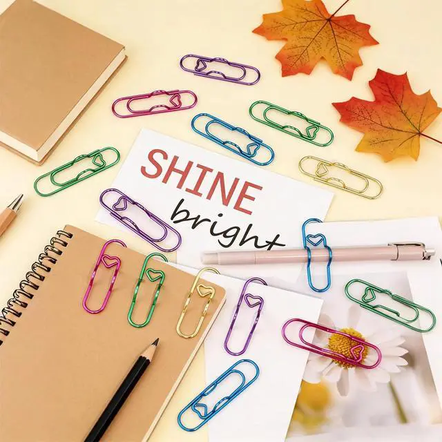 Alt view image 4 of 7 - 20 PCS Metal Pen Clips & Holders Set, Multi-Purpose Pen Clips, for School