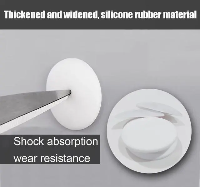 Alt view image 5 of 6 - Door Stoppers Wall Potector for Door Knob Silicone Door 2" 6PCS