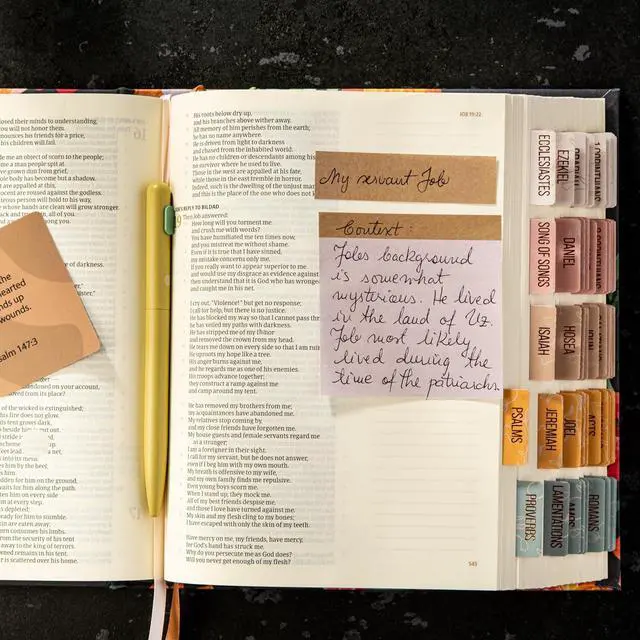 Alt view image 2 of 5 - DiverseBee Pastel Sticky Notes Set, Cute Sticky Notes, Aesthetic Self-Stick Note Pads, Sticky Tabs, Page Flags, Planner Accessories, Journaling Office School Bible Study Supplies (Prothea)