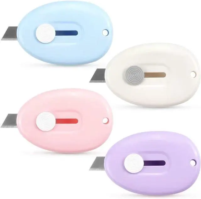 Main image of Tamaki Mini Box Cutter Retractable Utility Knife, 4 Pack