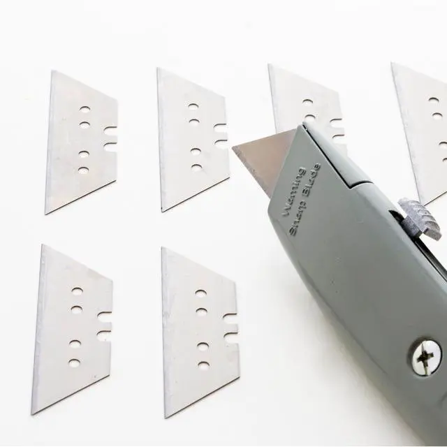 Alt view image 5 of 7 - BAZIC Utility Knife Replacement Blade (10/Pack)