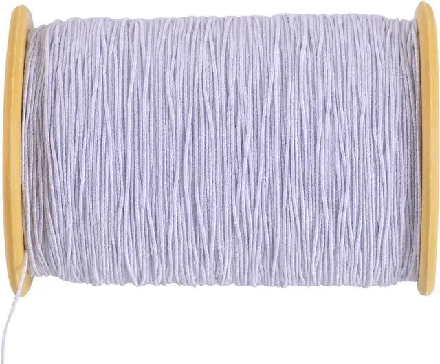 Alt view image 2 of 5 - KONMAY 0.5mm Elastic Sewing Thread, 1100 Yards Black&White