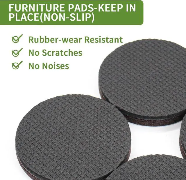 Alt view image 4 of 7 - Non Slip Furniture Pads 16 PCS 2", Anti Slip Furniture Pads