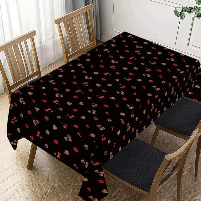 Alt view image 7 of 7 - 3Pcs Cheetah Print Birthday Decorations Tablecloth, 54 x 108 Inch