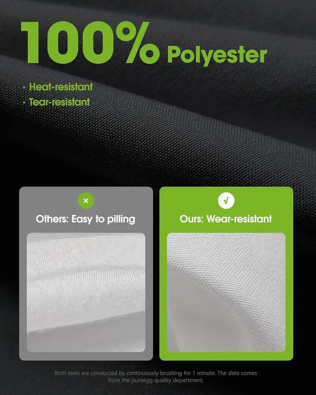 Alt view image 6 of 7 - Rectangle Table Cloth 60" x 84" Durable Polyester Tablecloth Offers Reusable & Washable Protection, Ideal for Outdoor Party, Picnic, Wedding, Banquet and Birthday, 1 Pack, Black