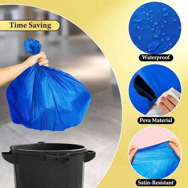 Alt view image 3 of 7 - 4 Pack Royal Blue Disposable Tablecloth, Leakproof & Sturdy Table Cloth
