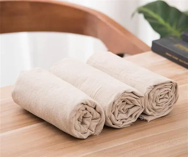 Alt view image 6 of 7 - Pottery Special Linen Hessian Cotton Linen Tablecloth Pottery Clay Printing Texture Clay Sculpture Tool (1 pc)