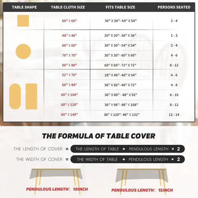 Alt view image 6 of 6 - Fall Tablecloth 60 x 84 Inch Rectangular Thanksgiving Leaves