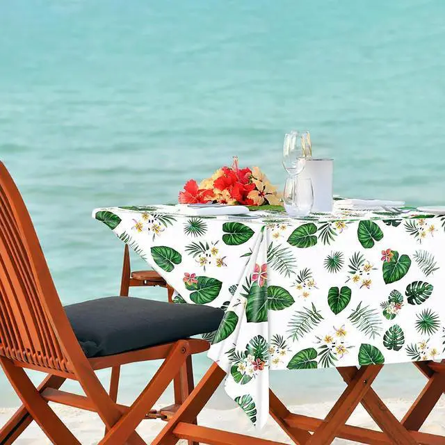 Alt view image 6 of 7 - 3 Pack Hawaiian Luau Tablecloths for Party Decoration, 86 × 51inch