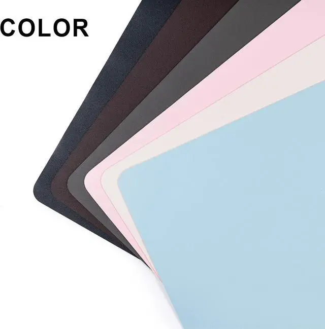 Alt view image 7 of 7 - Leather Desk Pad Protector,Non-Slip Desk Pad(Black, 23.6" x 13.7")