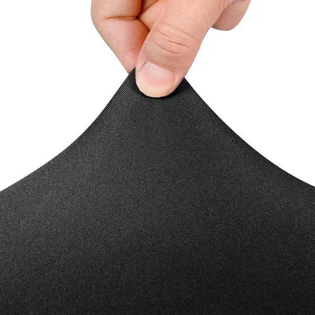 Alt view image 5 of 7 - 4FT Spandex Table Cover Rectangular Stretch Spandex Tablecloth (Black,4FT)
