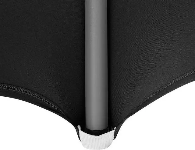 Alt view image 7 of 7 - 4FT Spandex Table Cover Rectangular Stretch Spandex Tablecloth (Black,4FT)
