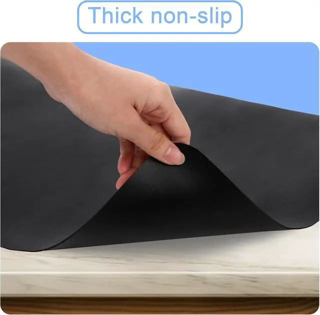Alt view image 4 of 7 - Nail Art Table Mat, Premium Soft Microfiber Leather Hand Rest Mat, Black