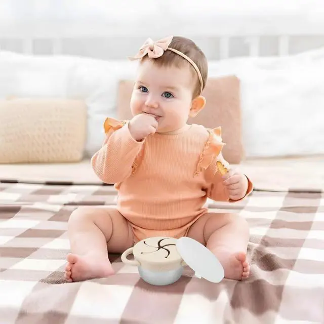 Alt view image 4 of 7 - 2 Pack Stainless Steel Toddler Snack Cups with Lids, 9 oz