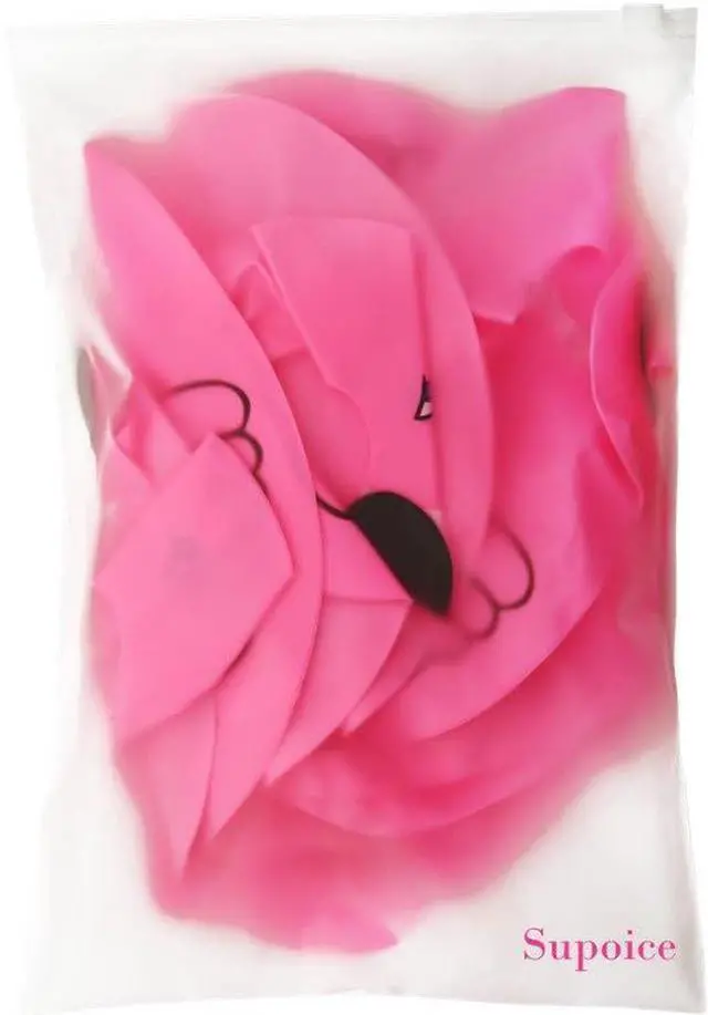 Alt view image 5 of 6 - Inflatable Floating Flamingo Drink Holder 12 Pack Swimming Pool Float Coasters Coke Cup Holder for Beverage Cans Cups & Bottles - Fun Kid & Adult Pool Party