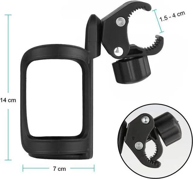Alt view image 7 of 7 - Stroller Cup Holder, Bike Cup Holder, Bike Water Bottle Holders