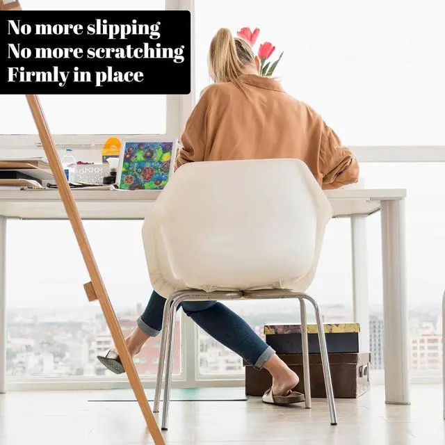 Alt view image 7 of 7 - 96 Pcs Non Slip Furniture Pads 3/4 in Round Black Plastic Rubber Furniture Pads Self Adhesive Rubber Anti Skid Pad Anti Slip Table Legs Chair Feet Furnitures Pad for Hardwood Tiles Floors