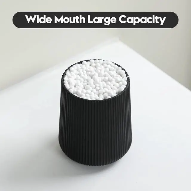 Alt view image 2 of 7 - Black Striped Toothbrush Holder
