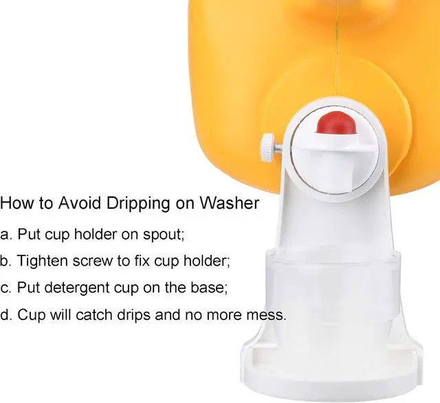 Alt view image 5 of 7 - Laundry Detergent Cup Holder for Bottle Spouts, Drip Catcher Organizer