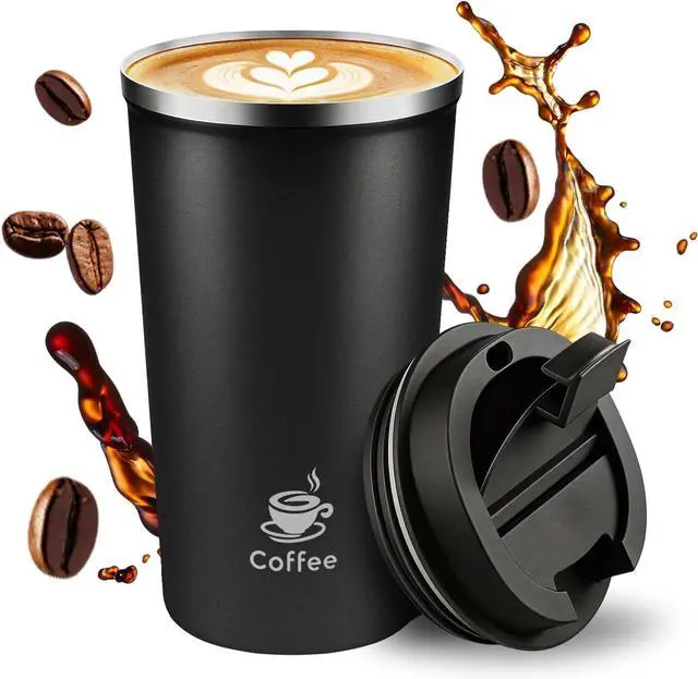 Main image of 17oz Travel Coffee Mug ,Leakproof Vacuum Coffee Cup Insulated Tumbler
