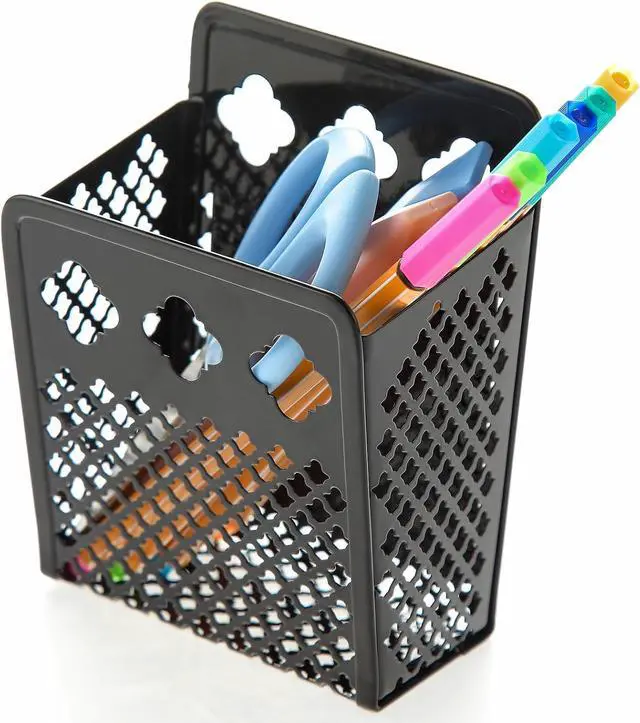 Alt view image 5 of 6 - 2 Pack Magnetic Pen Holder, Strong Magnet Dry Erase Marker Holder
