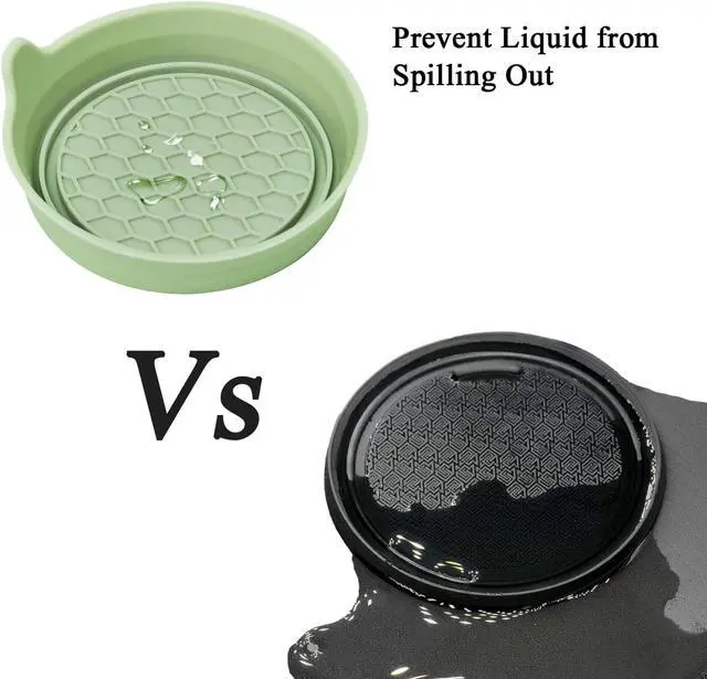 Alt view image 5 of 7 - 2-Pack Car Cup Coaster Silicone Spill-Proof Cup Holder Inserts