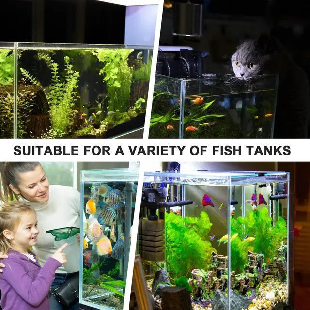 Alt view image 5 of 6 - 2PC 7 Holes Upgraded Aquarium Plant Holder, Aquatic Plants Cup for Tank, Fish Tank Plant Holder with Long Hook, Aquarium Feeder for Aquascape Decorations on Top of Tank (Transparent-2PC)