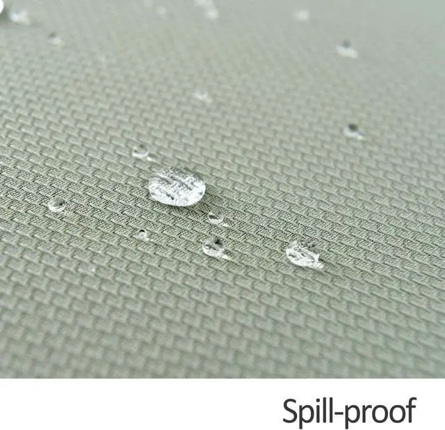Alt view image 5 of 7 - Rectangle Textured Tablecloth Waterproof Spillproof Wrinkle Free Table Cloth, Kitchen Dining Tabletop Decoration, Fabric Table Cover for Outdoor and Indoor Use, 52 x 70 Inch, Sage Green