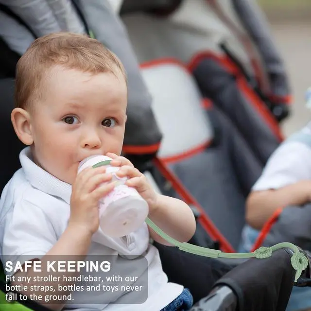 Alt view image 2 of 6 - Toy Safety Straps, Silicone Adjustable Baby Pacifier Straps, 4Pcs