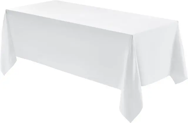 Main image of Everyday Series Rectangle Tablecloth 60" x 102" 1 Pack White