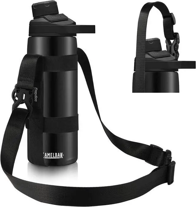 Main image of Water Bottle Holder Strap Sling, for Owala FreeSip 24 32 40 oz, Hydro Flask, Cirkul, Yeti, Stanley Flip, Universal Water Bottles, with Carabiner, for Walking Curise Travel (Bottle Excluded)
