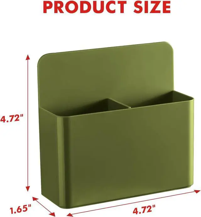 Alt view image 2 of 7 - Plastic Magnetic Pen Holder, Powerful Magnet, 2 Pack