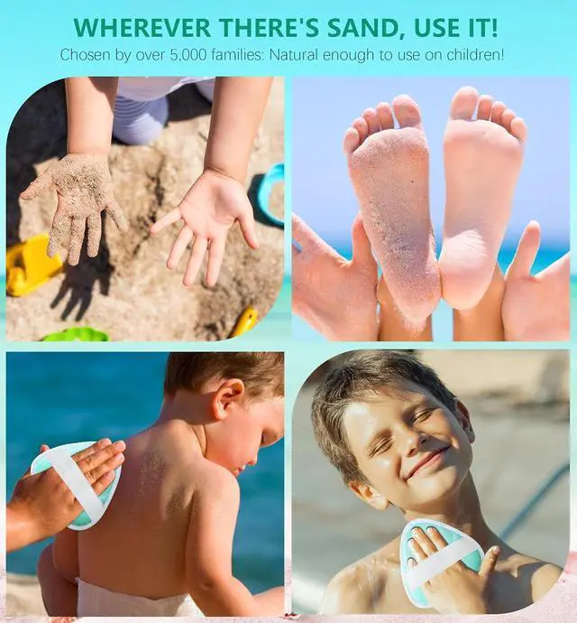 Alt view image 5 of 7 - Triangle Sand Remover for Beach Sandproof Cleaner Eraser Wipe Off Mitt Duster Cup Holder Game Toy Cruise Ship Accessories Summer Vacation Must Have Hawaii Trip Essential Honeymoon Gift Family Towel