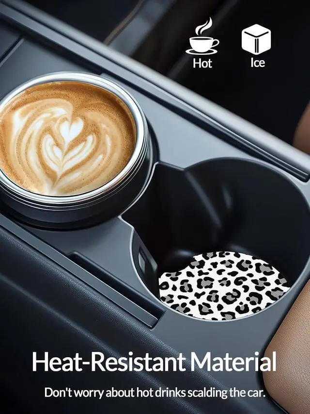 Alt view image 2 of 6 - Cute Cup Holder Coasters for Your Car with Fingertip Grip