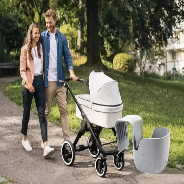 Alt view image 4 of 7 - Child Cup Holder for Convertible Car Seats, Car Seat Cup Holder, Baby Stroller Cup Holer Wheelchair Cup Holder, Child Cup Holders Compatible with The Majority of Car Seat Models Grey