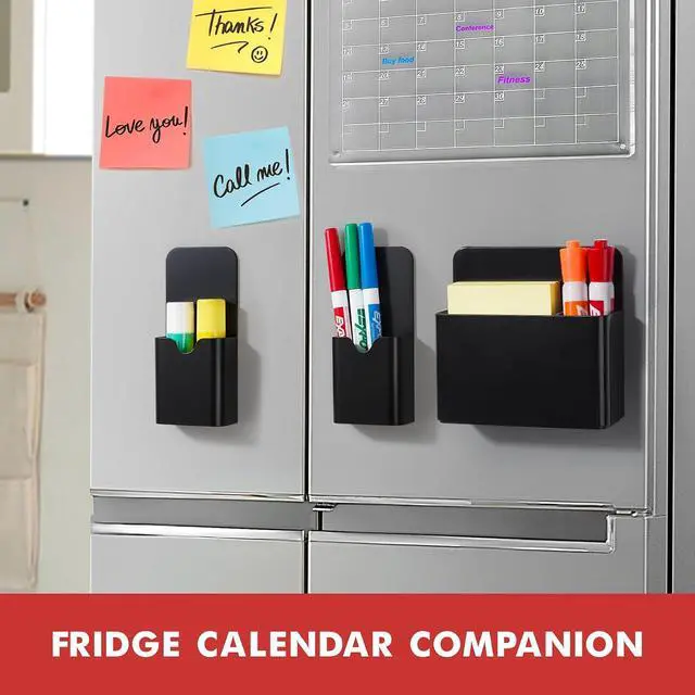 Alt view image 6 of 7 - Magnetic Marker Holder, Dry Erase Pen Organizer for Whiteboard