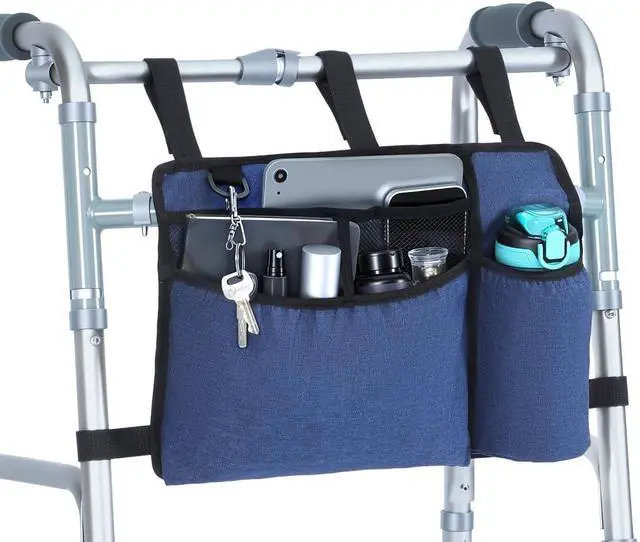 Main image of Premium Walker Bags for Folding Walkers Accessories with Cup Holder